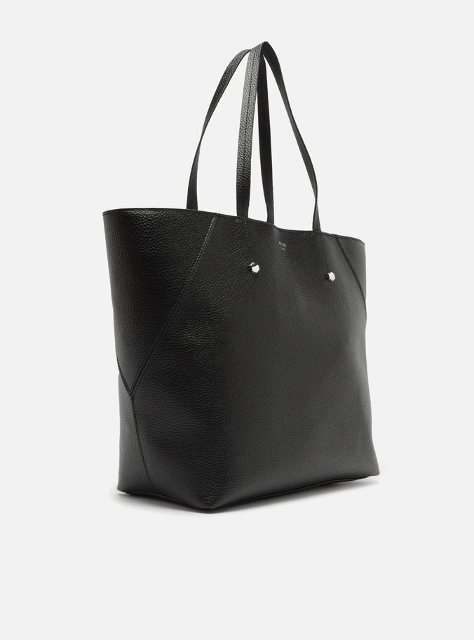 Bolsa Shopping Preta Grande Rebites