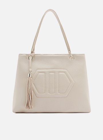 Bolsa Hobo Branca Milky Verona Grande