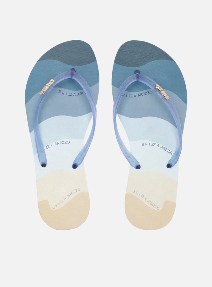 Chinelo de Dedo Azul Ondas Essential Brizza