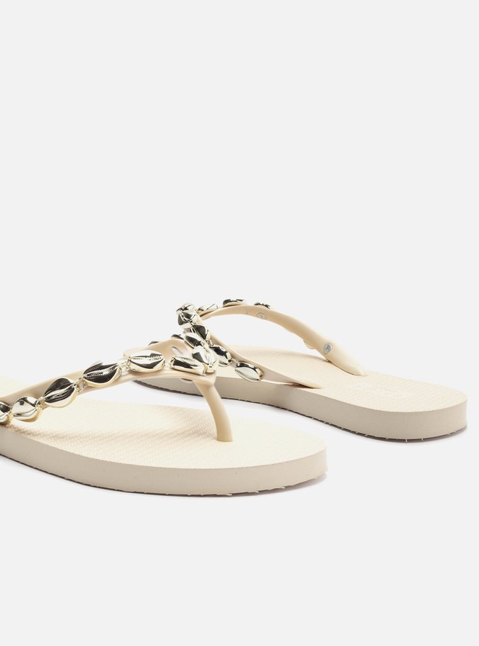 Chinelo de Dedo Off-White Essential Búzios