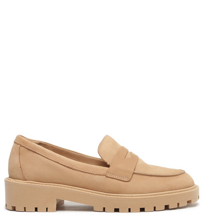 Mocassim Nude Nobuck Tratorado