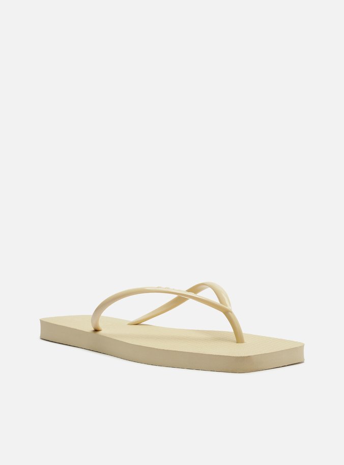 Chinelo de Dedo Branco Flat Brizza