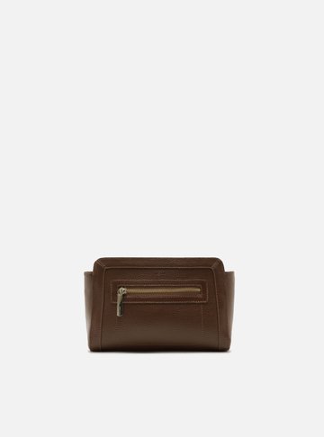 Arezzo — Bolsa Tiracolo Marrom Floater Pequena