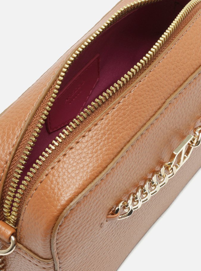 Bolsa Tiracolo Marrom Pequena Corrente ID