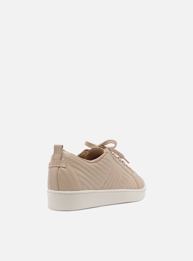 Tênis Listras Nude Crema