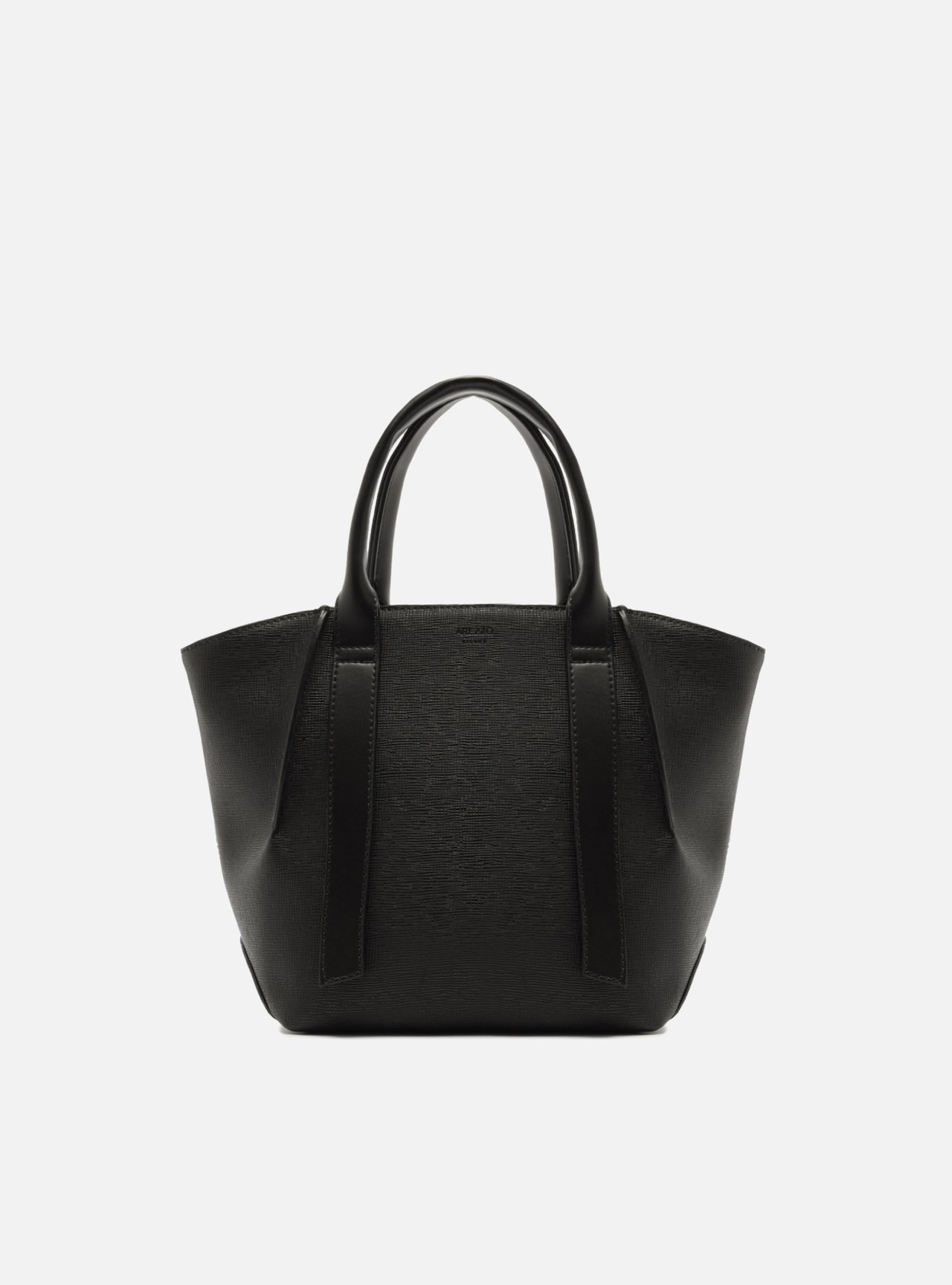 Bolsa Tote Preta Média Tiras — foto 1