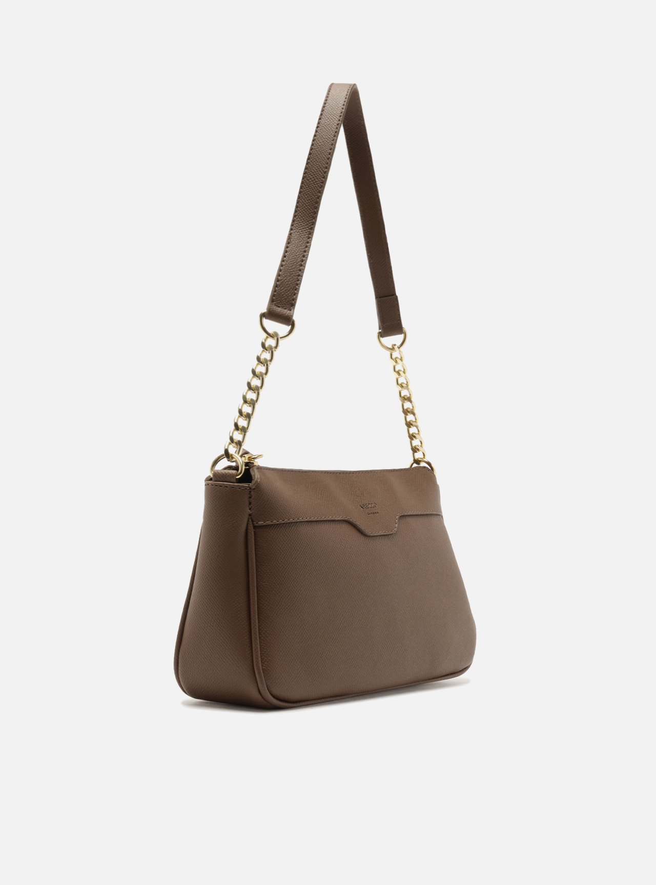 Bolsa Shoulder Marrom Pequena Corrente — foto 5