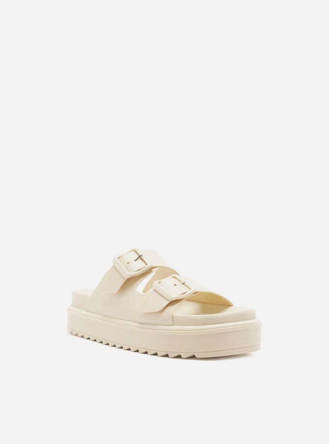 Slide Flatform Off-White Fivelas Brizza