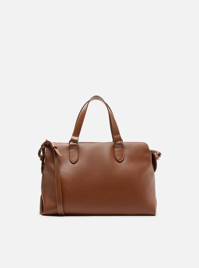 Bolsa Tote Caramelo Média Tag Básica