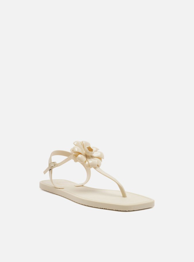 Sandália Rasteira Off-White Fivela Brizza
