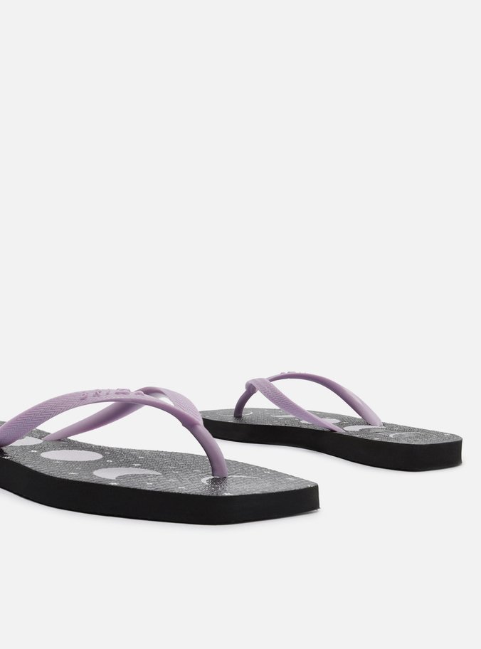 Chinelo de Dedo Jelly Alça Roxa Brizza