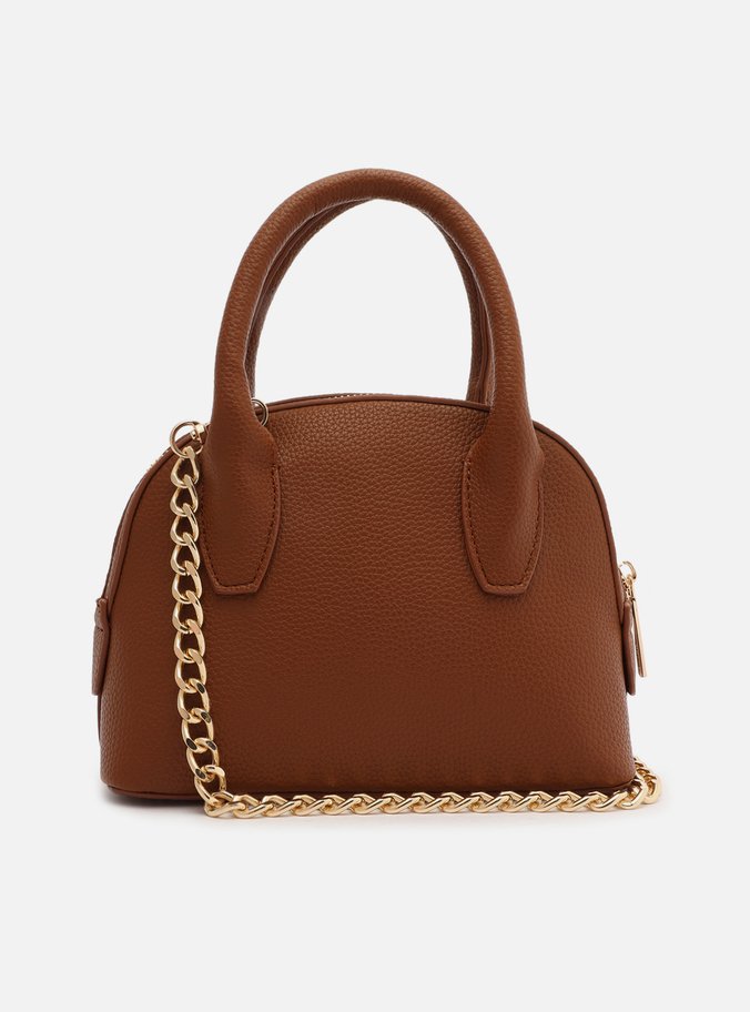 Bolsa Tiracolo Marrom Básica