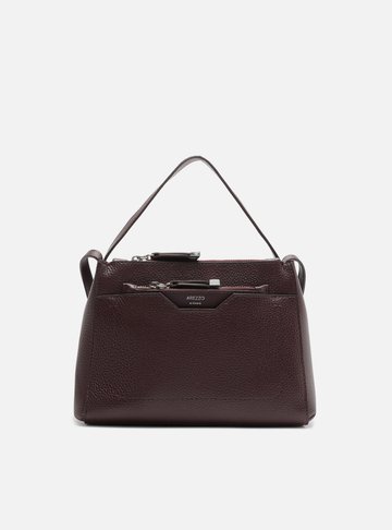 Arezzo — Bolsa Tote Vermelha Média Metais