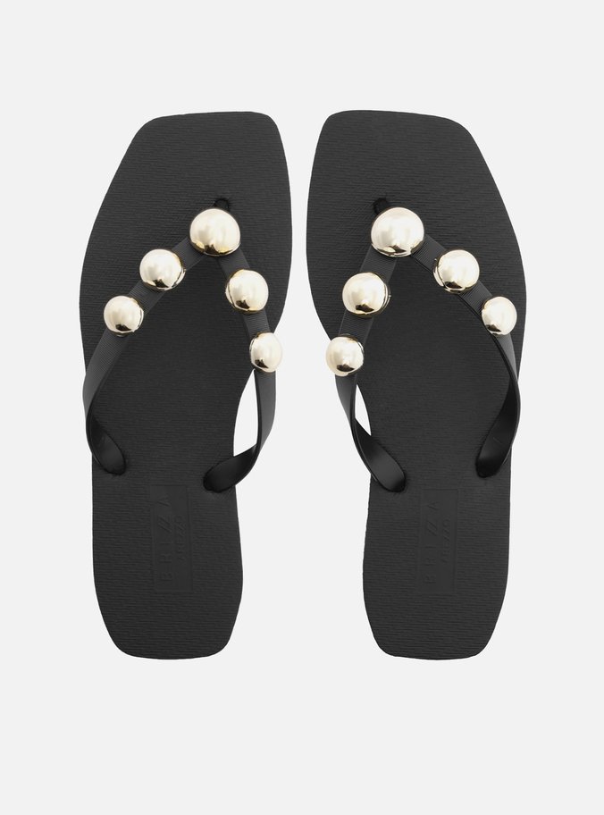 Chinelo de Dedo Preto Brizza