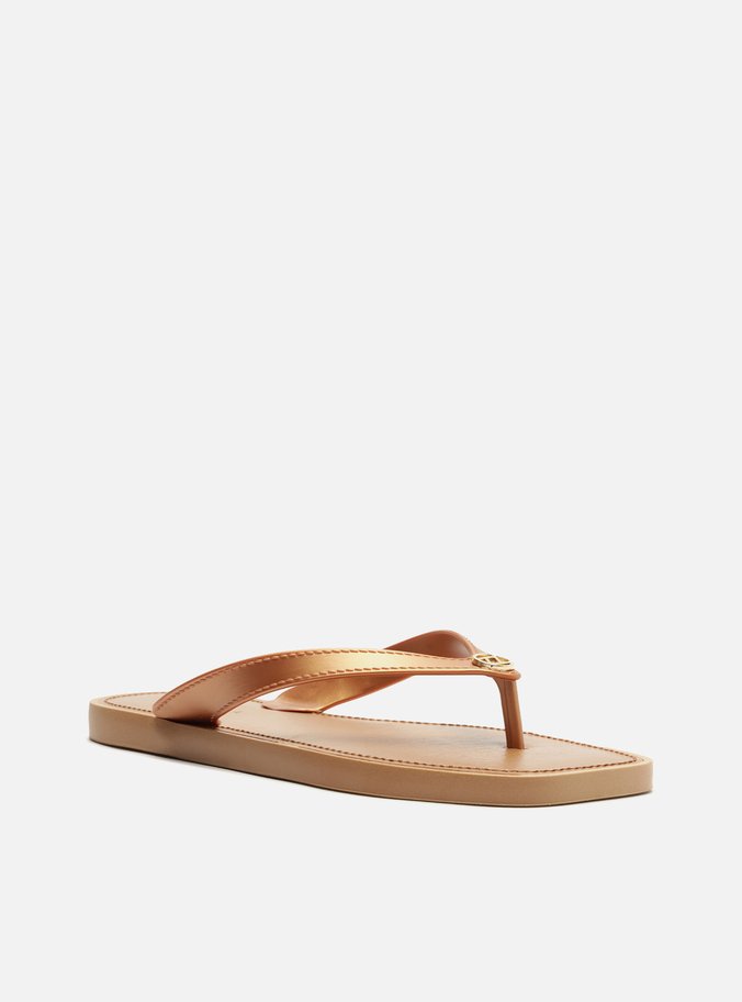 Chinelo de Dedo Marrom Tira V Brizza