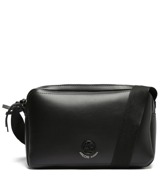 Bolsa Tiracolo Preta Giorno Média