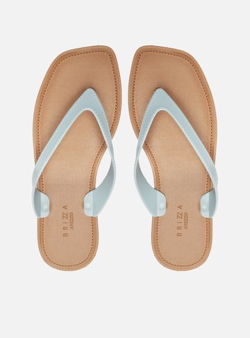 Chinelo de Dedo Azul Tira V Brizza