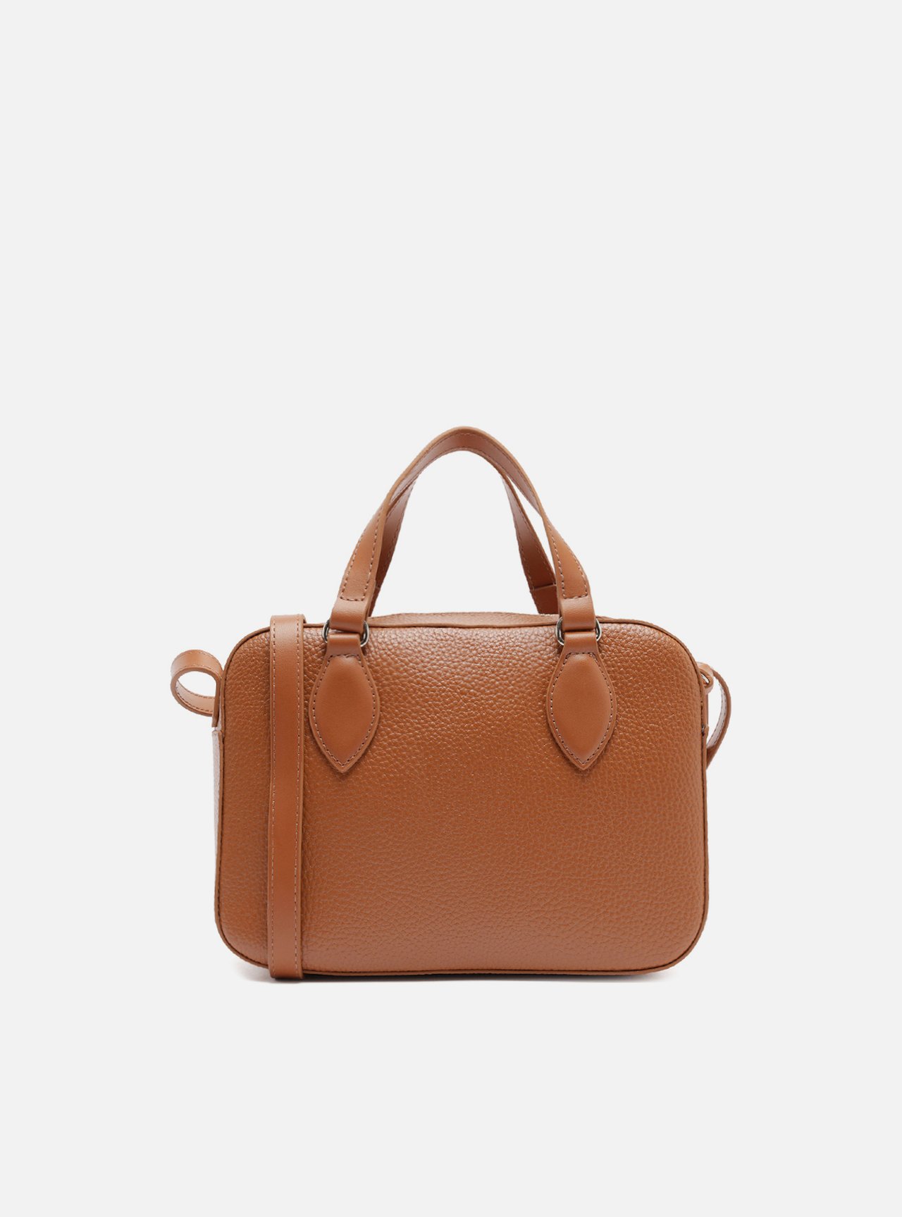 Bolsa Tiracolo Marrom Média — foto 3
