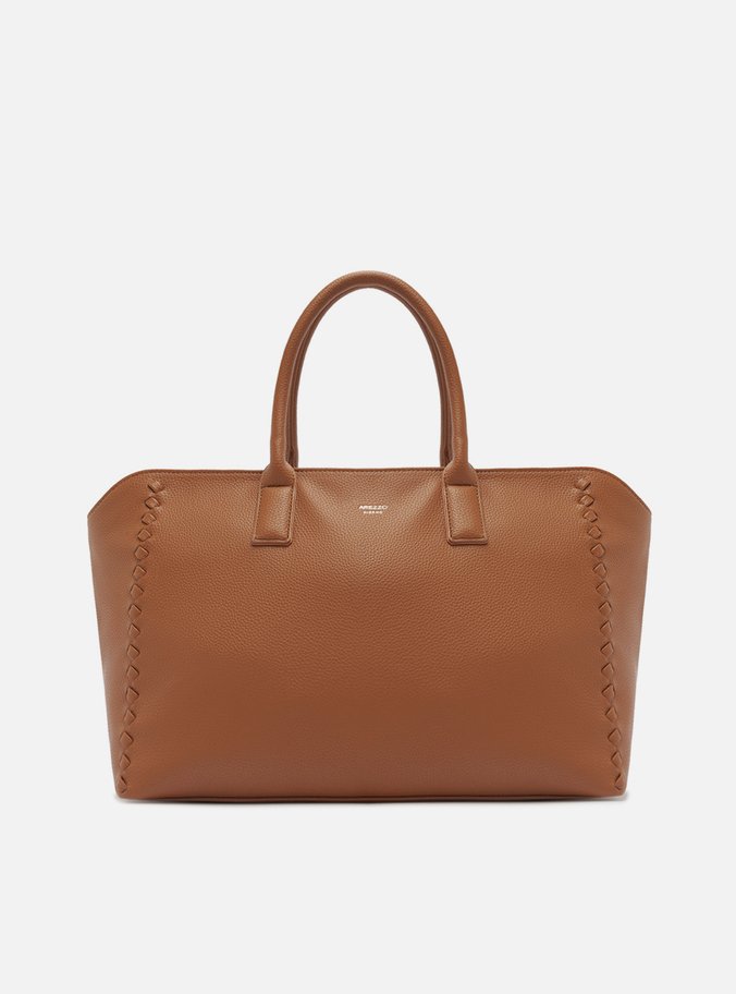 Bolsa Shopping Marrom Grande Tressê
