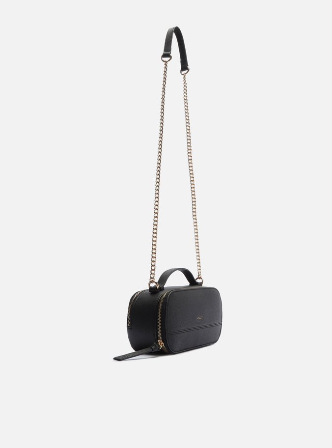 Bolsa Tiracolo Preta Pequena Oval