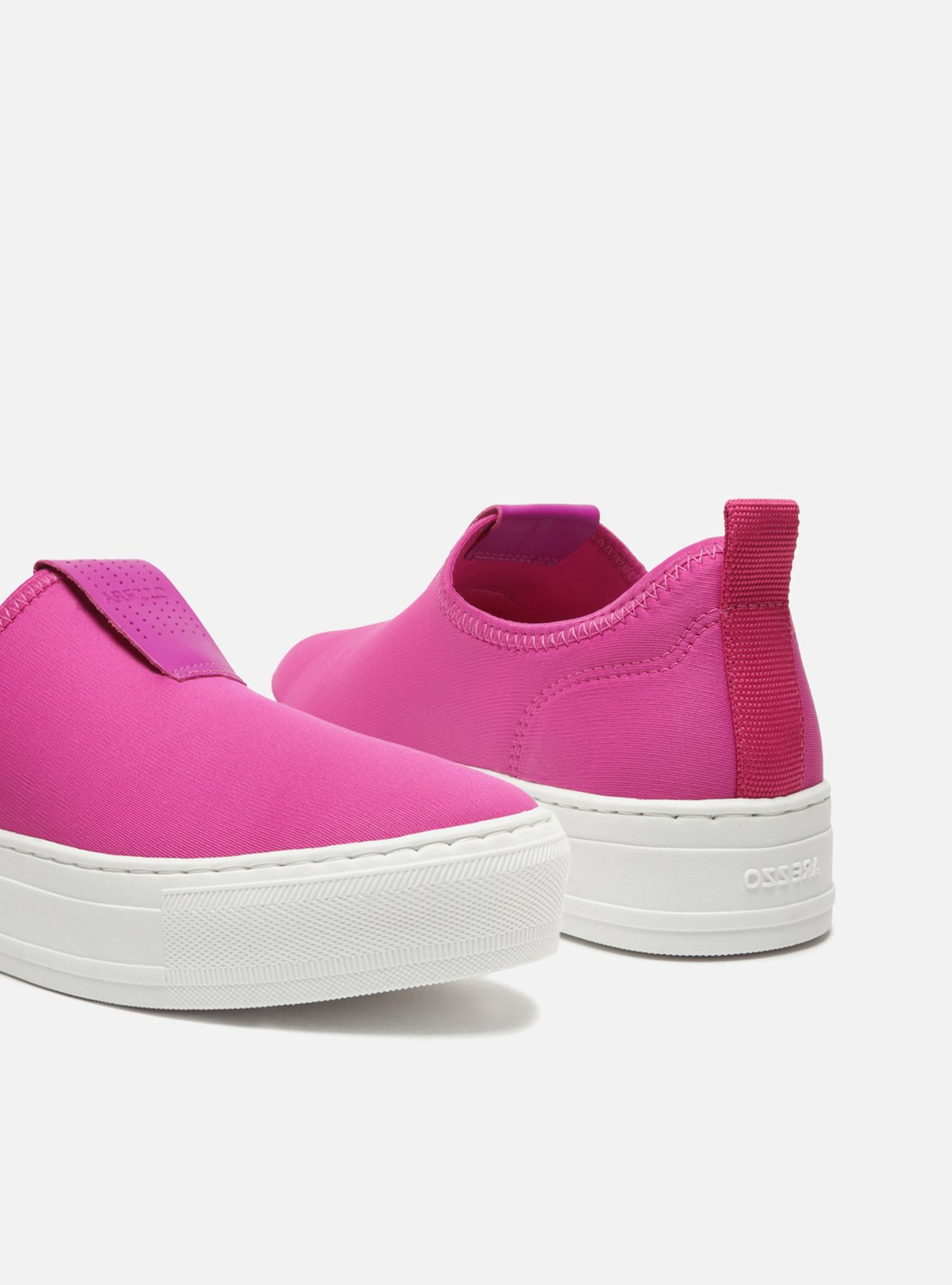 French Connection Sara Non Eyelet Leather Trainers French