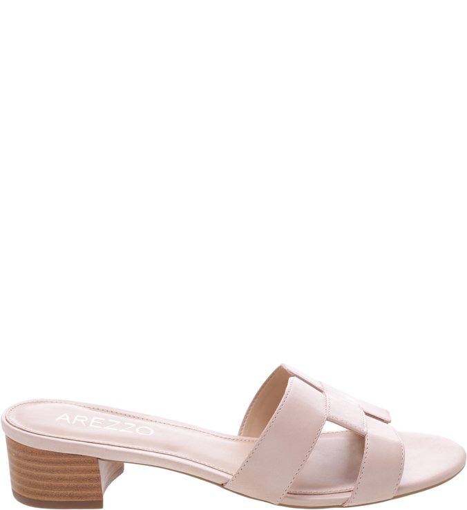 Mule Couro Quartzo