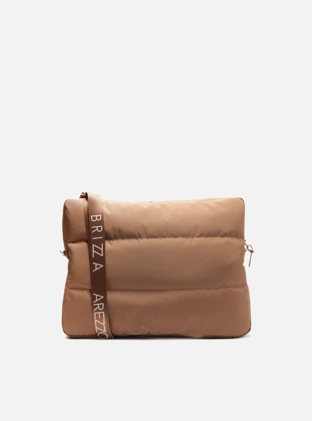 Porta Notebook Marrom Nylon Gigi Médio — foto 5