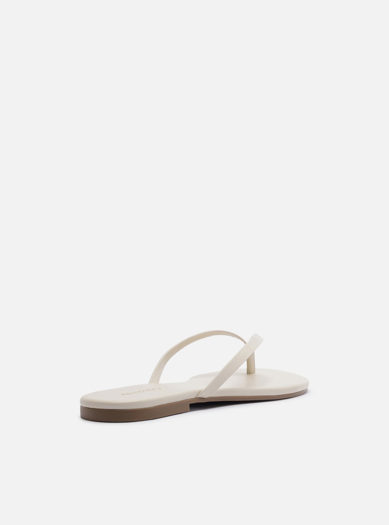 Rasteira Branca Verniz Tiras Flip Flop — foto 3