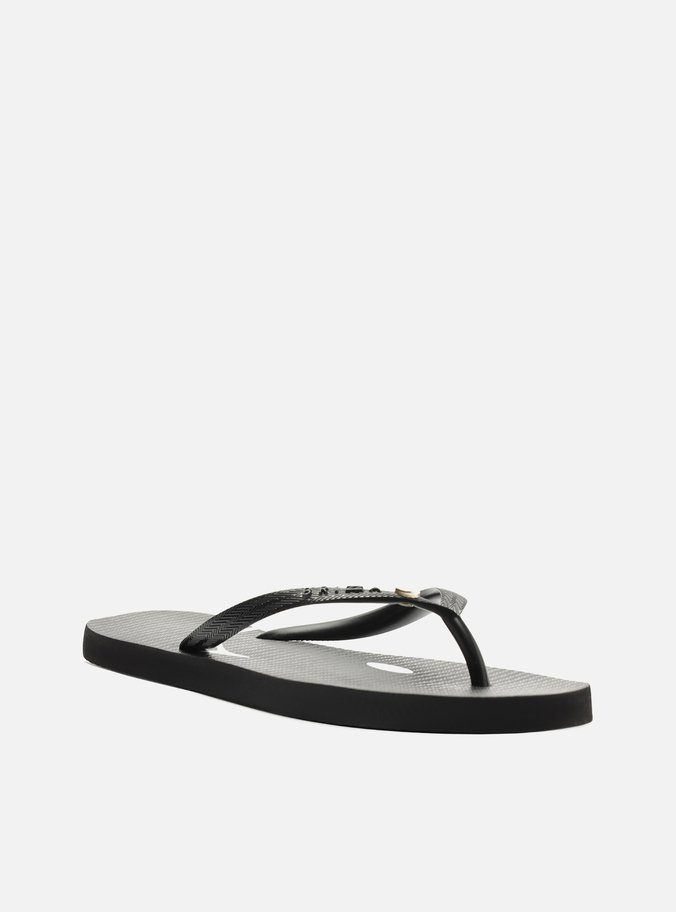 Chinelo de Dedo Preto Essential Brizza Smiley
