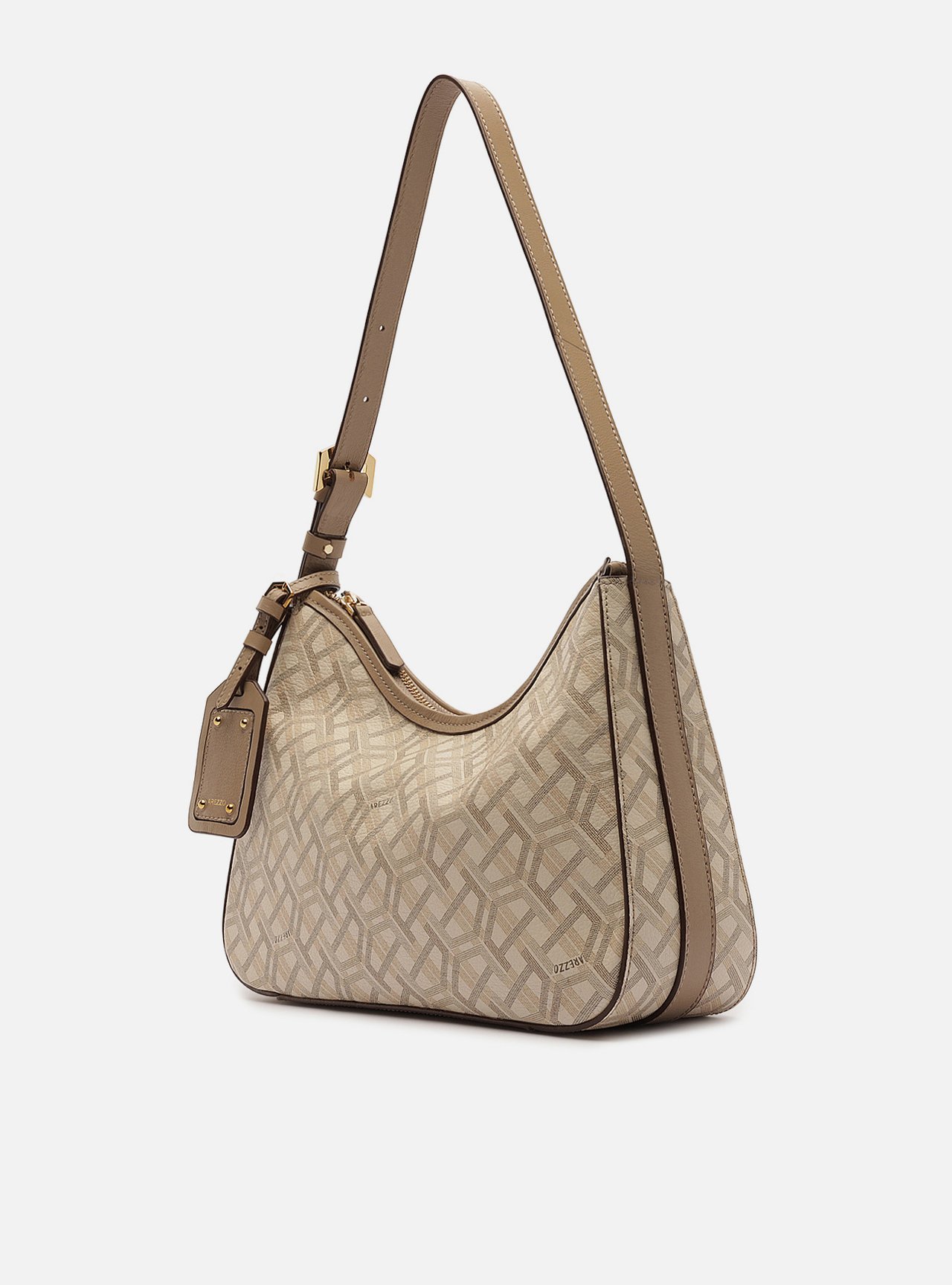 Bolsa Shoulder Multineutra Couro Média Monograma — foto 2