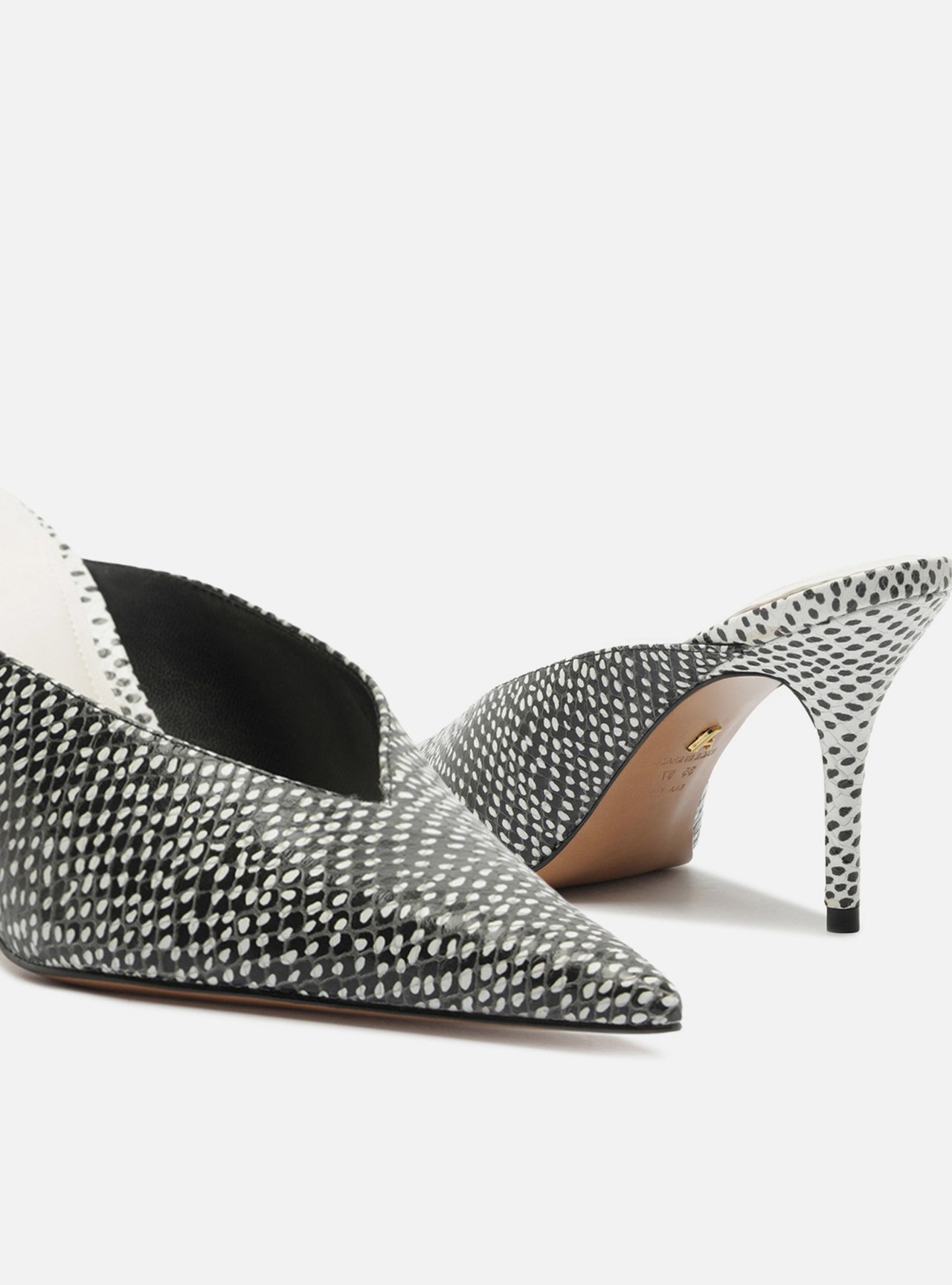 Mule Estampada Salto Fino Metais — foto 4