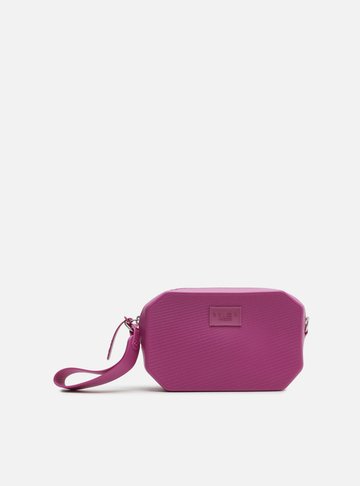 Clutch Roxa Geométrica Square