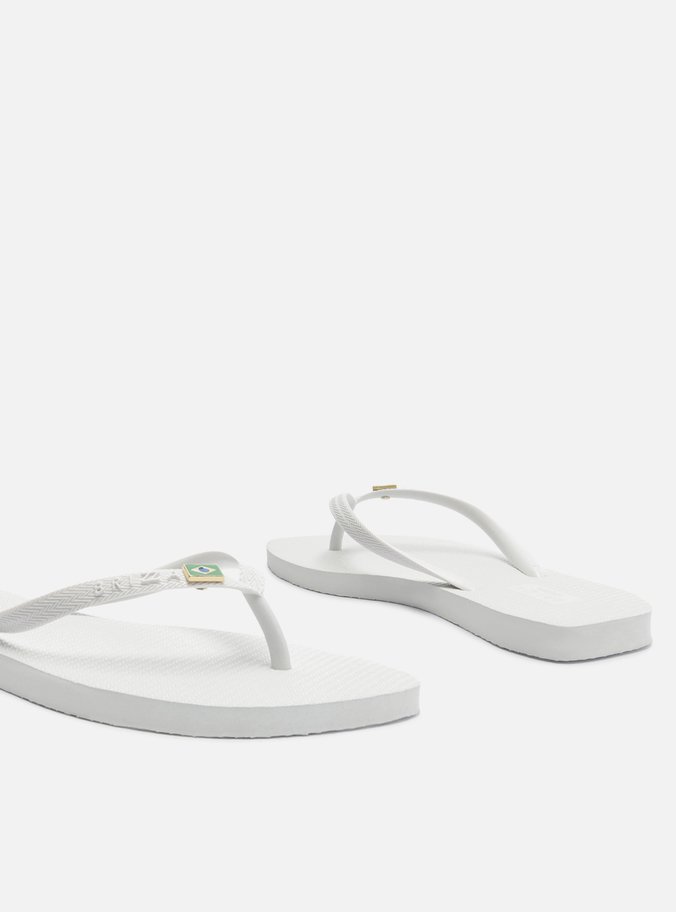 Chinelo de Dedo Branco Flash Brazilcore