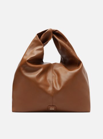Bolsa Hobo Marrom Grande