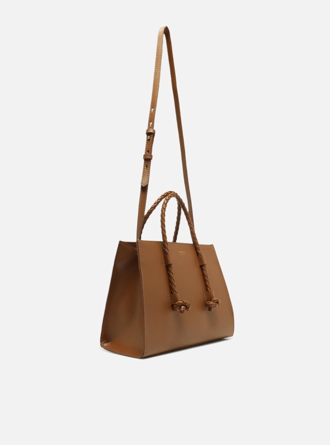Bolsa Tote Marrom Grande Alças Corda