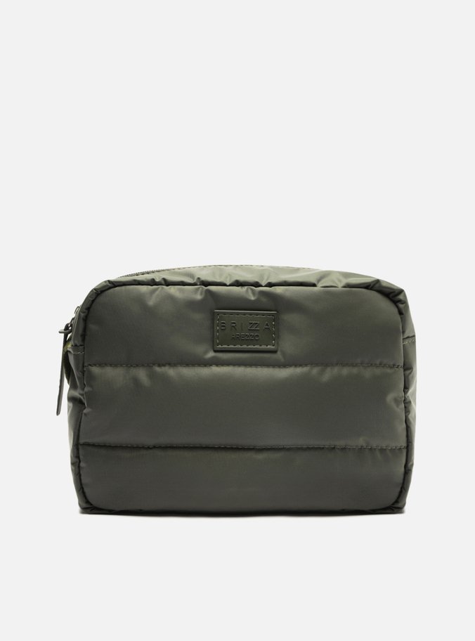 Bolsa Tiracolo Verde Nylon Puffer Pequena