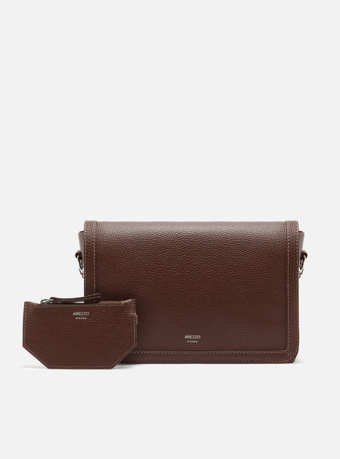 Bolsa Tiracolo Marrom Média