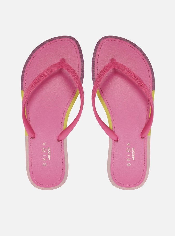Chinelo de Dedo Multicolorido Brizza Color