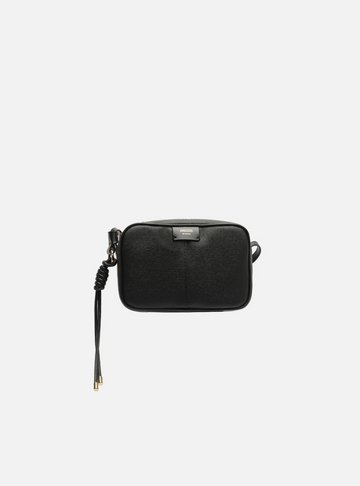 Arezzo — Bolsa Tiracolo Preta Pequena Metais