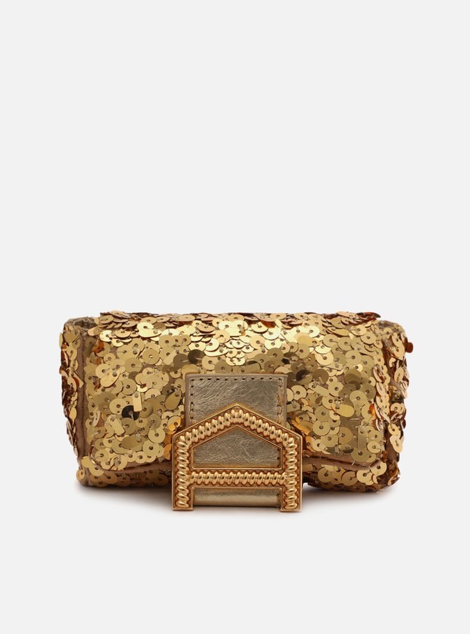 Mini Bag Dourada Paetê