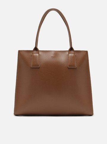 Bolsa Shopping Marrom Joana Grande