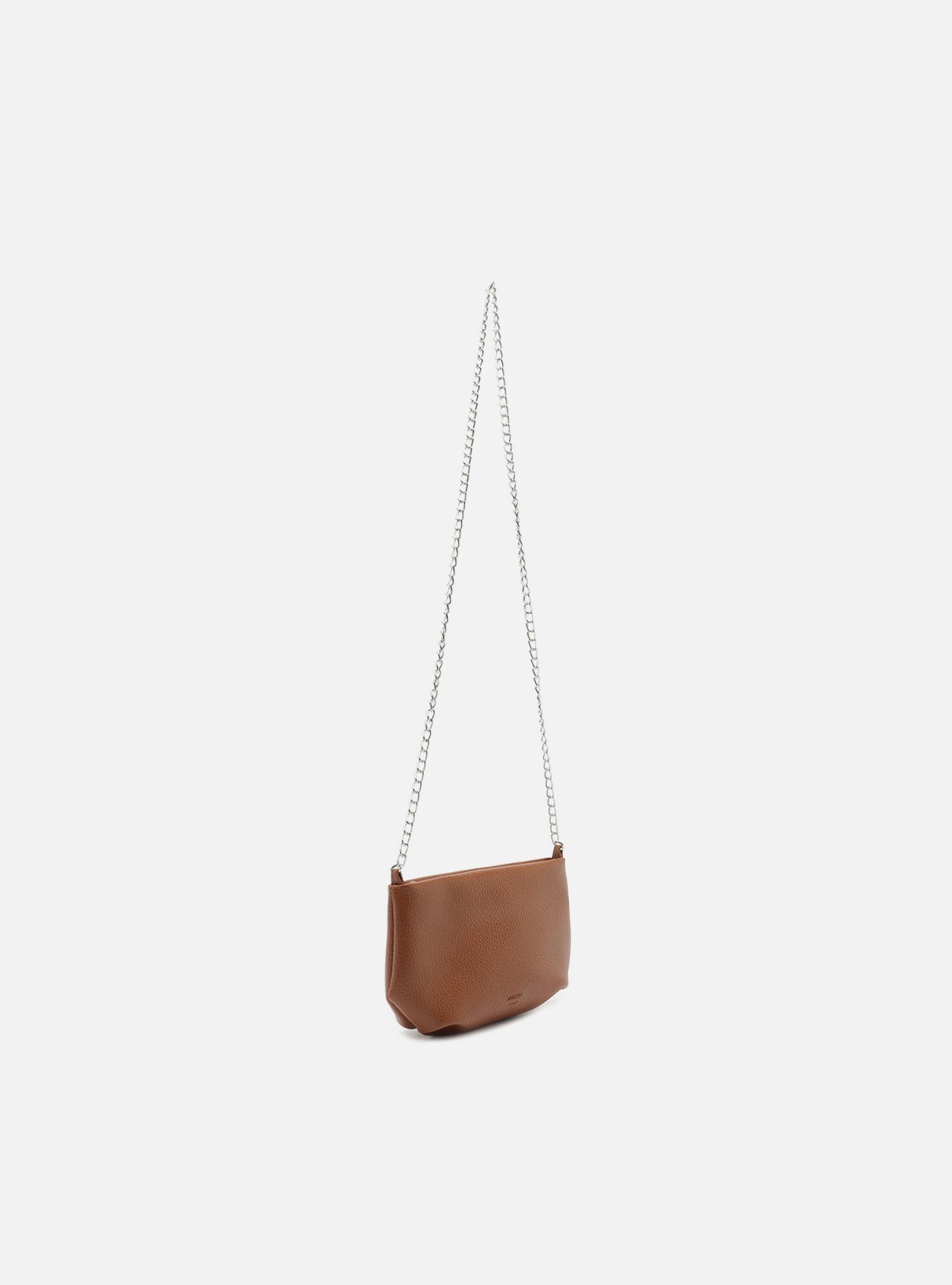 Bolsa Tiracolo Marrom Pequena Corrente Básica — foto 5