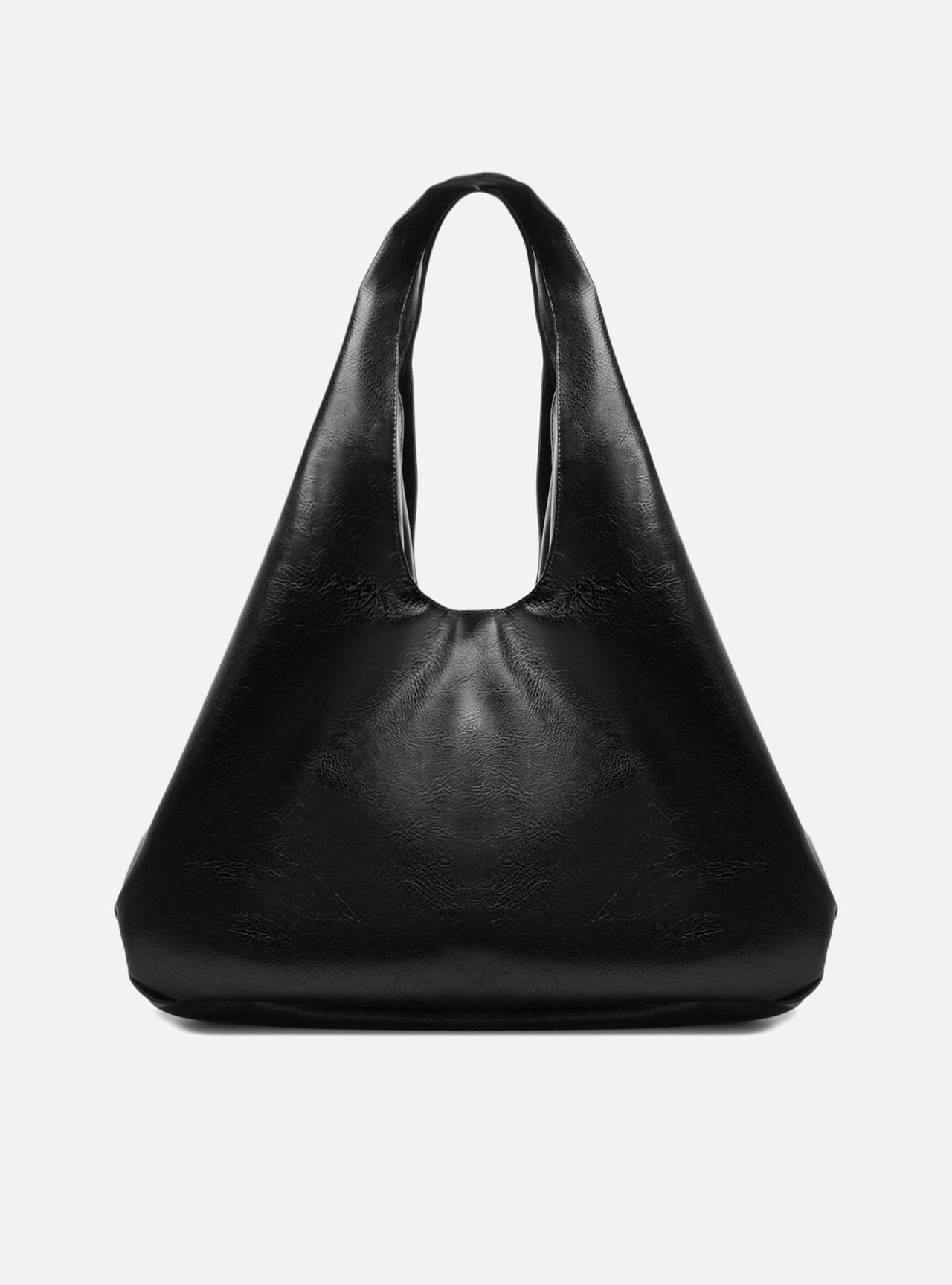 Bolsa Hobo Preta Grande Bag Charm Tressê — foto 3