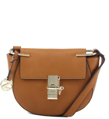 Bolsa Tiracolo Pequena Boho Camel