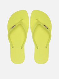 Chinelo de Dedo Amarelo Tiras Jelly Brizza