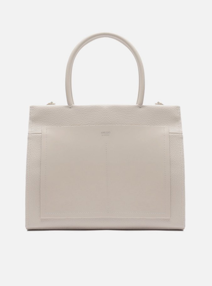 Bolsa Shopping Branca Grande Bolso