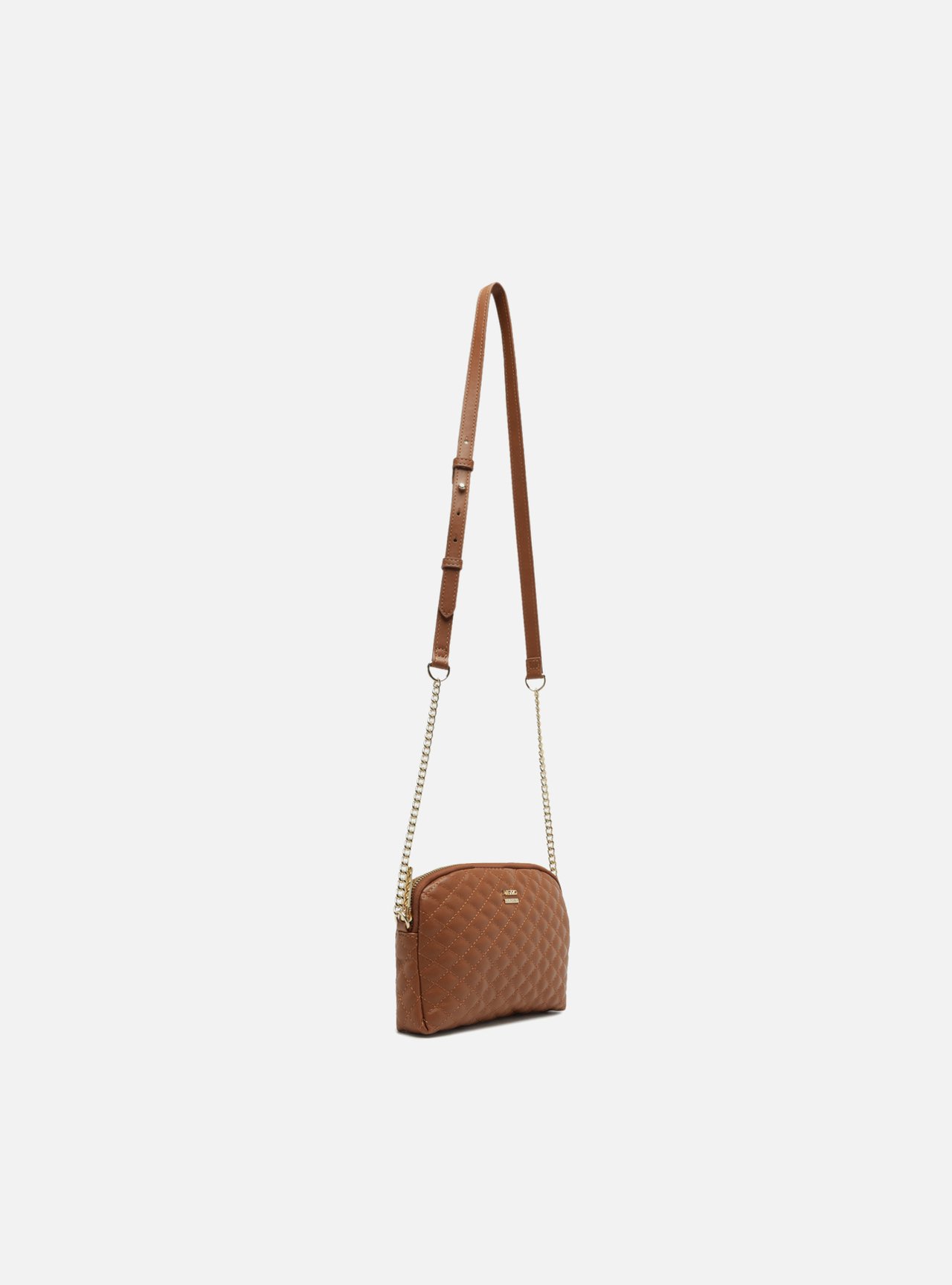 Bolsa Tiracolo Marrom Pequena Matelassê — foto 5