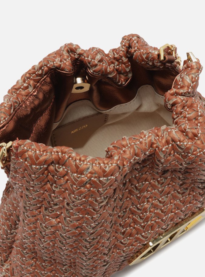 Bolsa Tiracolo Vermelha Trama Esther Pequena