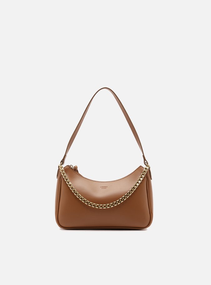 Bolsa Shoulder Marrom Pequena