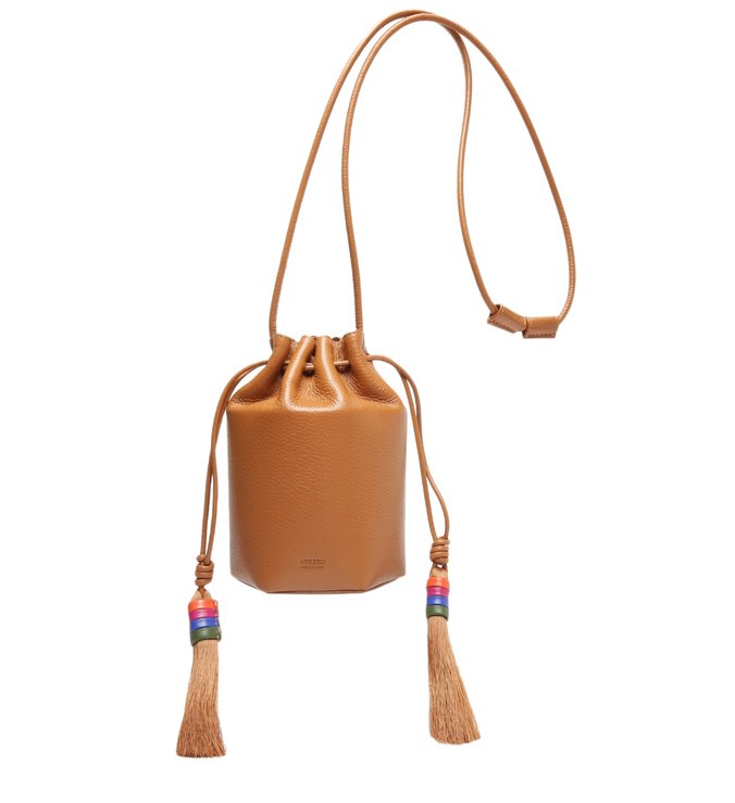 Bolsa Bucket Marrom Couro Esther Pequena